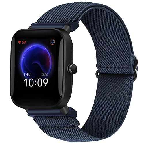 SITAFU Armband für Amazfit Bip,20MM Nylon Elastisches Verstellbares Sportarmband für Amazfit GTS Geflochten Ersatzarmband für Amazfit Bip U/Bip U Pro/Bip lite/Amazfit GTS 2/GTS 2 mini/GTS 2e von SITAFU