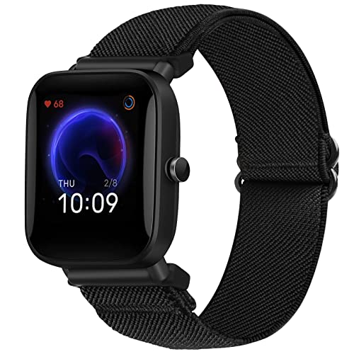 SITAFU Armband für Amazfit Bip,20MM Nylon Elastisches Verstellbares Sportarmband für Amazfit GTS Geflochten Ersatzarmband für Amazfit Bip U/Bip U Pro/Bip lite/Amazfit GTS 2/GTS 2 mini/GTS 2e SITAFU Armband für Amazfit Bip,20MM Nylon Elastisches Verstellbares Sportarmband für Amazfit GTS Geflochten Ersatzarmband für Amazfit Bip U/Bip U Pro/Bip lite/Amazfit GTS 2/GTS 2 mini/GTS 2e von SITAFU
