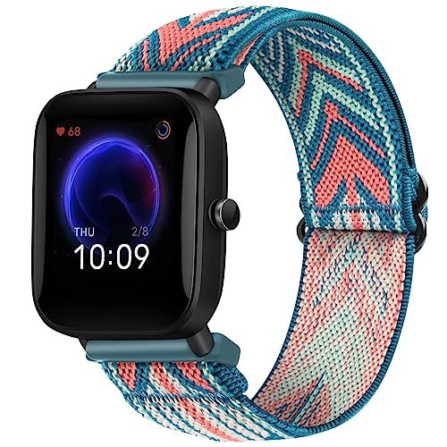 SITAFU Armband für Amazfit Bip,20MM Nylon Elastisches Verstellbares Sportarmband für Amazfit GTS Geflochten Ersatzarmband für Amazfit Bip U/Bip U Pro/Bip lite/Amazfit GTS 2 mini/GTS 2/GTS 2e SITAFU Armband für Amazfit Bip,20MM Nylon Elastisches Verstellbares Sportarmband für Amazfit GTS Geflochten Ersatzarmband für Amazfit Bip U/Bip U Pro/Bip lite/Amazfit GTS 2 mini/GTS 2/GTS 2e von SITAFU