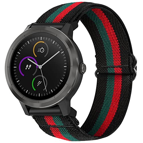 SITAFU Armband für Garmin Vivoactive 3/3 Music,20MM Nylon Elastisches Verstellbares Sportarmband Geflochten Ersatzarmband für Garmin Forerunner 245/245 Music/Forerunner 645/645 Music/Vivomove HR/3 SITAFU Armband für Garmin Vivoactive 3/3 Music,20MM Nylon Elastisches Verstellbares Sportarmband Geflochten Ersatzarmband für Garmin Forerunner 245/245 Music/Forerunner 645/645 Music/Vivomove HR/3 von SITAFU