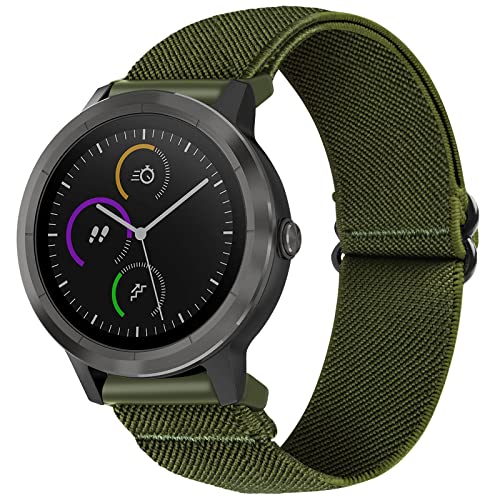 SITAFU Armband für Garmin Vivoactive 3/3 Music,20MM Nylon Elastisches Verstellbares Sportarmband Geflochten Ersatzarmband für Garmin Forerunner 245/245 Music/Forerunner 645/645 Music/Vivomove HR/3 SITAFU Armband für Garmin Vivoactive 3/3 Music,20MM Nylon Elastisches Verstellbares Sportarmband Geflochten Ersatzarmband für Garmin Forerunner 245/245 Music/Forerunner 645/645 Music/Vivomove HR/3 von SITAFU