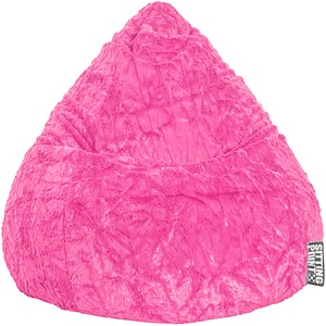 SITTING POINT Beanbag Fluffy XL Sitzsack pink von SITTING POINT