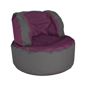 SITTING POINT Bebop SCUBA Sitzsack aubergine, anthrazit von SITTING POINT