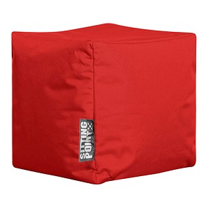 SITTING POINT Cube SCUBA Sitzsack rot von SITTING POINT