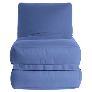 SITTING POINT Twist OUTSIDE Sitzsack blau von SITTING POINT