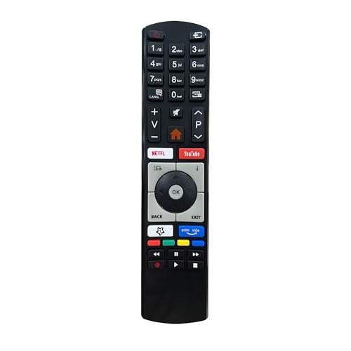 Ersatz RC4318/ RC4318P Fernbedienung für Telefunken Finlux Vestel Edenwood 4K Ultra HDTV von SIUMAL