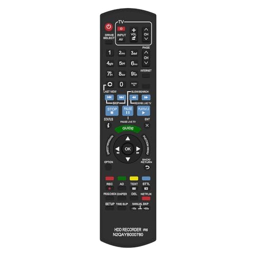 N2QAYB000780 Fernbedienung für Panasonic-Recorder, keine Einrichtung erforderlich N2QAYB000780 Fernbedienung für Panasonic-Recorder, keine Einrichtung erforderlich von SIUMAL