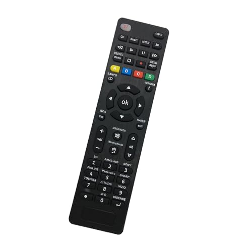 Universal-TV-Fernbedienung für Samsung, Sharp, LG, Sony, Panasonic, Toshiba, HAIER, Philips, TCL, Hitachi, Hisense Smart TV mit Netflix Universal-TV-Fernbedienung für Samsung, Sharp, LG, Sony, Panasonic, Toshiba, HAIER, Philips, TCL, Hitachi, Hisense Smart TV mit Netflix von SIUMAL
