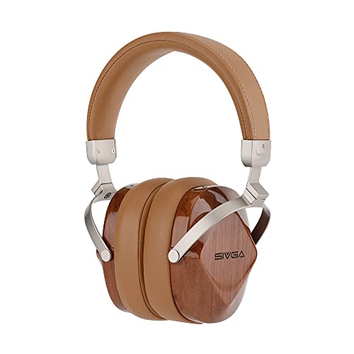 SIVGA Oriole Classic Holz Geschlossen Zurück Verdrahtet Dynamischen Kopfhörer (Braun) von SIVGA
