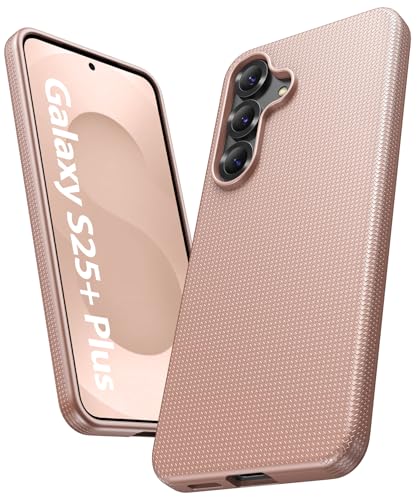 SIXBOX Hülle für Samsung Galaxy S25+Plus aus Silikon TPU Handyhülle, Kratzfeste und+Plusdünne Schutzhülle, Unterstützung für Wireless Charging, Stoßfest Robust Hülle für Galaxy S25+Plus, Rosé Gold SIXBOX Hülle für Samsung Galaxy S25+Plus aus Silikon TPU Handyhülle, Kratzfeste und+Plusdünne Schutzhülle, Unterstützung für Wireless Charging, Stoßfest Robust Hülle für Galaxy S25+Plus, Rosé Gold von SIXBOX