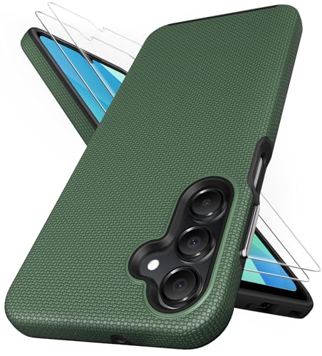 SIXBOX für Samsung Galaxy A16 5g Hülle mit 2X HD Displayschutzfolie, Dünn Fit & Militärischer Fallschutz & Robustes Dual Layer Design, Anti-Rutsch Soft TPU Phone Cover für Galaxy A16 6.7", Grün SIXBOX für Samsung Galaxy A16 5g Hülle mit 2X HD Displayschutzfolie, Dünn Fit & Militärischer Fallschutz & Robustes Dual Layer Design, Anti-Rutsch Soft TPU Phone Cover für Galaxy A16 6.7", Grün von SIXBOX