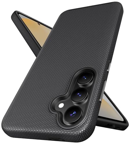 SIXBOX Dünn Hülle für Samsung Galaxy S24 FE, Unterstützung für Wireless Charging, Militärischer Schutz, Langlebig Robust Anti-Rutsch Textur Silikon Schutzhülle for Galaxy S24 FE 5G 6.7", Schwarz SIXBOX Dünn Hülle für Samsung Galaxy S24 FE, Unterstützung für Wireless Charging, Militärischer Schutz, Langlebig Robust Anti-Rutsch Textur Silikon Schutzhülle for Galaxy S24 FE 5G 6.7", Schwarz von SIXBOX