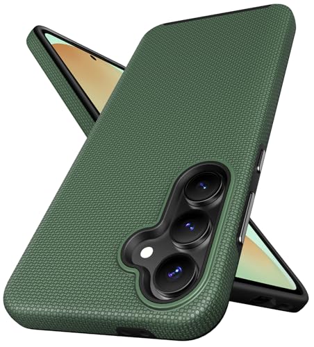 SIXBOX für Samsung Galaxy S24 FE Hülle, Dünne Passform & Absturzsicherung in Militärqualität & Robuste Doppelschicht Design, Anti-Rutsch Textur Weiche TPU Schutzhülle for Galaxy S24 FE 2024, Grün SIXBOX für Samsung Galaxy S24 FE Hülle, Dünne Passform & Absturzsicherung in Militärqualität & Robuste Doppelschicht Design, Anti-Rutsch Textur Weiche TPU Schutzhülle for Galaxy S24 FE 2024, Grün von SIXBOX