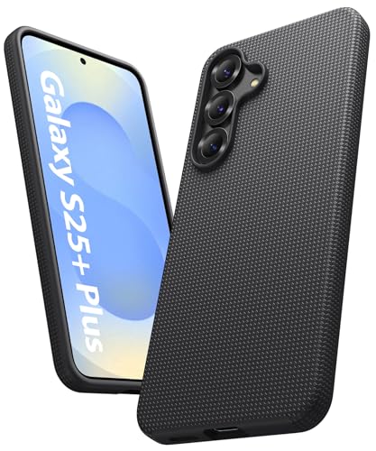 SIXBOX für Samsung Galaxy S25+Plus Hülle, Unterstützung für Wireless Charging+Plusdünne und Kratzfeste Robust Schutzhülle, Militärischer Schutz Silikon Hard Handyhülle für Galaxy S25+Plus, Schwarz SIXBOX für Samsung Galaxy S25+Plus Hülle, Unterstützung für Wireless Charging+Plusdünne und Kratzfeste Robust Schutzhülle, Militärischer Schutz Silikon Hard Handyhülle für Galaxy S25+Plus, Schwarz von SIXBOX