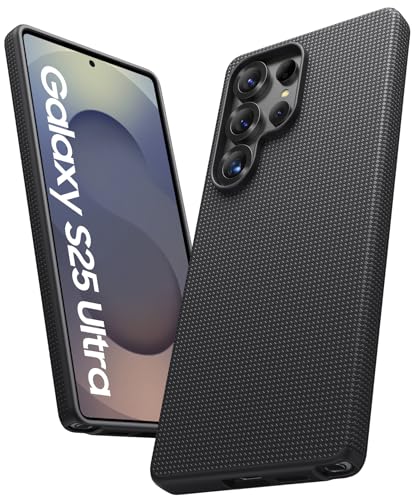 SIXBOX für Samsung Galaxy S25 Ultra Hülle, Unterstützung für Wireless Charging Ultradünne und Kratzfeste Robust Schutzhülle, Militärischer Schutz Silikon Hard Handyhülle für Galaxy S25 Ultra, Schwarz SIXBOX für Samsung Galaxy S25 Ultra Hülle, Unterstützung für Wireless Charging Ultradünne und Kratzfeste Robust Schutzhülle, Militärischer Schutz Silikon Hard Handyhülle für Galaxy S25 Ultra, Schwarz von SIXBOX