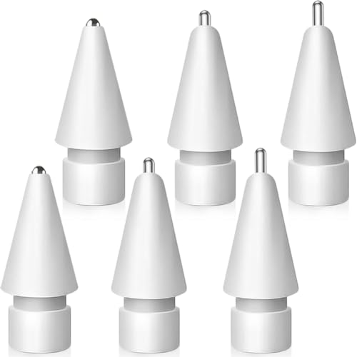 6 Stück Verbesserte Spitze Kompatibel mit Apple Pencil, Verschleißfest und Hochempfindliche Metall Spitzen Set Kompatibel mit Apple Pencil Pro/ 2. Generation/ 1. Gen/USB C Pen 6 Stück Verbesserte Spitze Kompatibel mit Apple Pencil, Verschleißfest und Hochempfindliche Metall Spitzen Set Kompatibel mit Apple Pencil Pro/ 2. Generation/ 1. Gen/USB C Pen von SIXFU