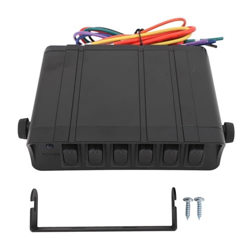6 Gang -Rocker -Schaltertafel, 12 V SPST -Ein/Aus -Toggle -Box mit Dual USB Outlet PD3.0 QC3.0 -Autoanschluss, Aluminiumlegierung Metal, 40A, für die Meisten Autos, SUVs, ATV, 6 Gang -Rocker -Schaltertafel, 12 V SPST -Ein/Aus -Toggle -Box mit Dual USB Outlet PD3.0 QC3.0 -Autoanschluss, Aluminiumlegierung Metal, 40A, für die Meisten Autos, SUVs, ATV, von SIXRUN