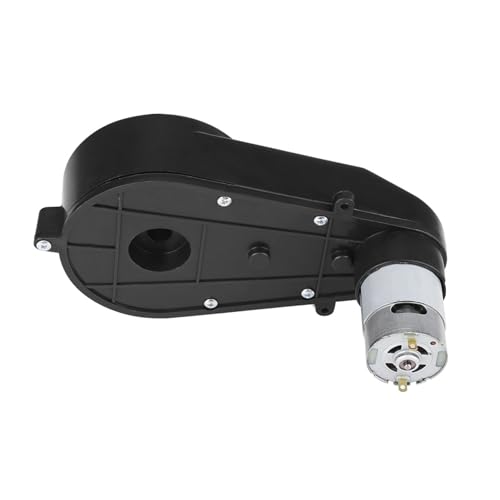 Elektromotor Getriebe für Kinderwagen, Verschlüsselung Hinterhermotorischer Getriebe, Geeignet für Motorräder und Karting (6v20000 rev) von SIXRUN