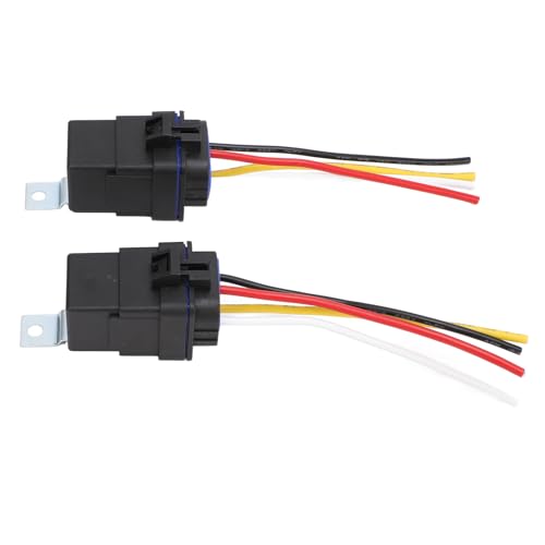 Hochleistungsauto -Staffel, 40/30 Ampere Automobilstaffelschalter mit 12 AWG -Kupferdrähten für Autos, Automobile und Boote von SIXRUN