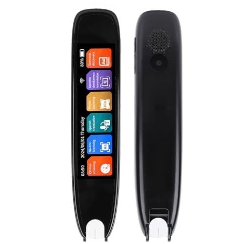 Scannender Übersetzer Stift mit OCR Lesestift zum Sprachenlernen Real-time Voice Translation Pen, Übersetzungsstift für Lernen, Reisen und Präsentieren von SIXRUN