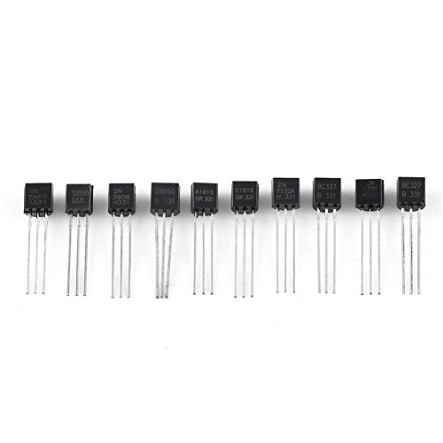 Transistor -Sortiment -Kit 200pcs 10 Werte, BC337, BC327, 2N2222, 2N2907, 2N3904, 2N3906 Transistor -Sortiment -Kit 200pcs 10 Werte, BC337, BC327, 2N2222, 2N2907, 2N3904, 2N3906 von SIXRUN