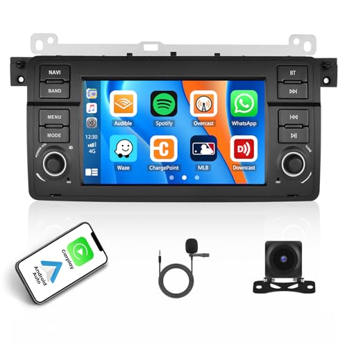 【2+32GB】 Android 13 Autoradio für BMW E46 3 Serie 1999-2004 mit Android Auto & Carplay, 7 Zoll Radio mit Touchscreen, Freisprecheinrichtung, Bluetooth, FM/RDS, HiFi, GPS/WiFi,SWC+Rückfahrkamera 【2+32GB】 Android 13 Autoradio für BMW E46 3 Serie 1999-2004 mit Android Auto & Carplay, 7 Zoll Radio mit Touchscreen, Freisprecheinrichtung, Bluetooth, FM/RDS, HiFi, GPS/WiFi,SWC+Rückfahrkamera von SIXTOP
