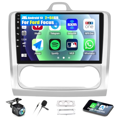 【2+64G】 8-Core Android 13 Autoradio für Ford Focus Exi MT 2 3 Mk2/Mk3 2004-2011 mit Carplay Android Auto 9 Zoll Touchscreen Radio mit MirrorLink/BT FM GPS/WiFi,DSP/EQ/HiFi/SWC+Rückfahrkamera 【2+64G】 8-Core Android 13 Autoradio für Ford Focus Exi MT 2 3 Mk2/Mk3 2004-2011 mit Carplay Android Auto 9 Zoll Touchscreen Radio mit MirrorLink/BT FM GPS/WiFi,DSP/EQ/HiFi/SWC+Rückfahrkamera von SIXTOP