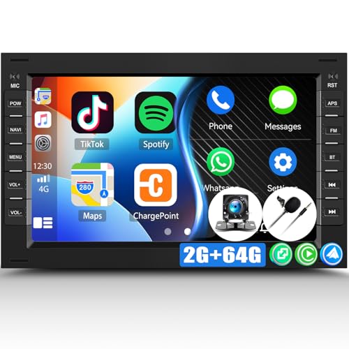 2+64G Android 13 Autoradio für VW T5 Golf 4 Bora Polo MK5 Passat B5 Jetta Peugeot 307 mit Wireless Carplay Android Auto, 7 Zoll Touchscreen Radio Bluetooth WiFi GPS FM/RDS SWC+Rückfahrkamera 2+64G Android 13 Autoradio für VW T5 Golf 4 Bora Polo MK5 Passat B5 Jetta Peugeot 307 mit Wireless Carplay Android Auto, 7 Zoll Touchscreen Radio Bluetooth WiFi GPS FM/RDS SWC+Rückfahrkamera von SIXTOP