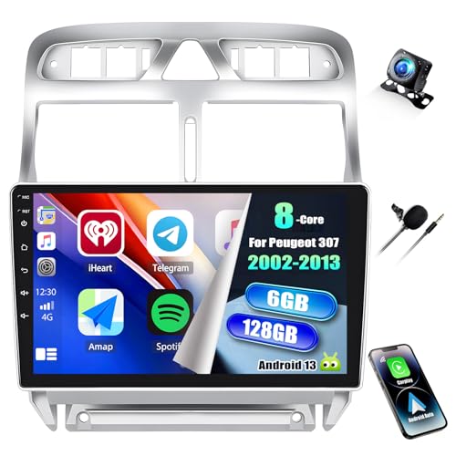 8 Core 6+128G Android 13 Autoradio Für Peugeot 307 307CC 307SW 2002-2013 Mit Carplay Android Auto, 9'' Touchscreen Android 13 Radio Mit Bluetooth WiFi GPS FM/RDS 36EQ Netzwerk Radio SWC+Rückfahrkamera 8 Core 6+128G Android 13 Autoradio Für Peugeot 307 307CC 307SW 2002-2013 Mit Carplay Android Auto, 9'' Touchscreen Android 13 Radio Mit Bluetooth WiFi GPS FM/RDS 36EQ Netzwerk Radio SWC+Rückfahrkamera von SIXTOP