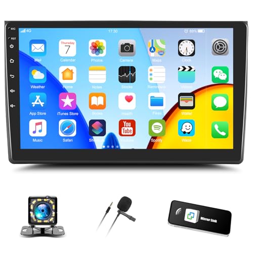 Android 13 Autoradio für Audi A4 S4 RS4 B6/B7 8E 2000-2008 mit Mirror Link, 9 Zoll HD 1080P Touchscreen mit Bluetooth WiFi GPS-Navigation FM/RDS USB SWC+Rückfahrkamera 2+32GB Android 13 Autoradio für Audi A4 S4 RS4 B6/B7 8E 2000-2008 mit Mirror Link, 9 Zoll HD 1080P Touchscreen mit Bluetooth WiFi GPS-Navigation FM/RDS USB SWC+Rückfahrkamera 2+32GB von SIXTOP