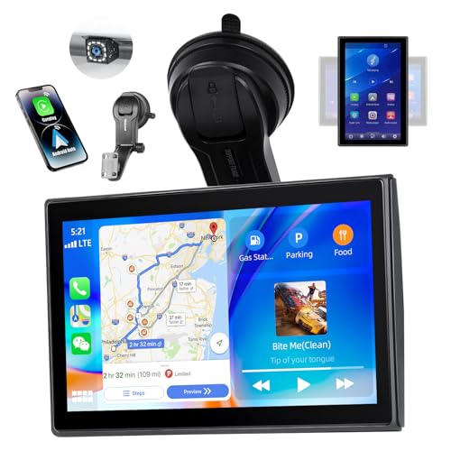 Wireless Carplay Autoradio,7 Zoll Touchscreen mit Portrait-Modus, Auto Stereo mit Android Auto Wireless Carplay, USB Rückfahrkamera, Navigation, Bluetooth Radio, AUX/FM, YouTube Unterstützung Wireless Carplay Autoradio,7 Zoll Touchscreen mit Portrait-Modus, Auto Stereo mit Android Auto Wireless Carplay, USB Rückfahrkamera, Navigation, Bluetooth Radio, AUX/FM, YouTube Unterstützung von SIXTOP