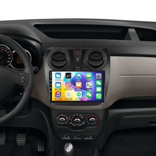 [1+32G] SIXWIN Android 13 Renault Lodgy 2021/Dokker 2012-2020 Autoradio, 9 Zoll Kapazitiver Touchscreen mit WiFi GPS Bluetooth FM/RDS USB Mirrorlink+Canbus von SIXWIN