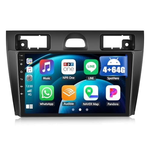 4+64G SIXWIN Android 13 Autoradio für Ford Fiesta Mk5 2002-2008 mit Carplay/Android Auto/Mirrorlink,9 Zoll Kapazitive Touchscreen Unterstützt WiFi/GPS/FM/Bluetooth/SWC+MIC 4+64G SIXWIN Android 13 Autoradio für Ford Fiesta Mk5 2002-2008 mit Carplay/Android Auto/Mirrorlink,9 Zoll Kapazitive Touchscreen Unterstützt WiFi/GPS/FM/Bluetooth/SWC+MIC von SIXWIN