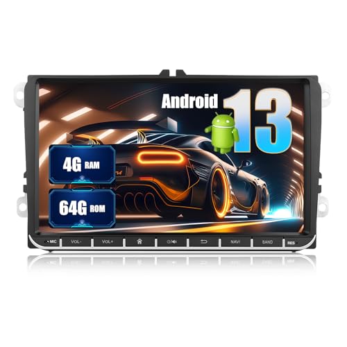 4+64G SIXWIN Android 13 Autoradio für VW Golf 5 6 Touran Polo Touran mit Carplay/Android Auto/Mirrorlink,9 Zoll Kapazitive Touchscreen Unterstützt WiFi/GPS/FM/Bluetooth/SWC 4+64G SIXWIN Android 13 Autoradio für VW Golf 5 6 Touran Polo Touran mit Carplay/Android Auto/Mirrorlink,9 Zoll Kapazitive Touchscreen Unterstützt WiFi/GPS/FM/Bluetooth/SWC von SIXWIN