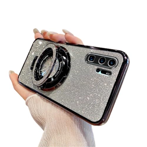 SIYOPINPFY Hülle für Huawei P30 Pro Hülle mit Ständer Ring Halter Glitter Funkelnder Diamant Schutzhülle Silikon Dünn Leicht Flexibel Stoßfest Kameraschutz Handyhülle für Huawei P30 Pro, DS Schwarz SIYOPINPFY Hülle für Huawei P30 Pro Hülle mit Ständer Ring Halter Glitter Funkelnder Diamant Schutzhülle Silikon Dünn Leicht Flexibel Stoßfest Kameraschutz Handyhülle für Huawei P30 Pro, DS Schwarz von SIYOPINPFY