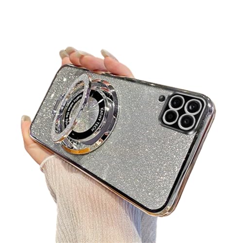 SIYOPINPFY Hülle für Samsung Galaxy A22 5G Hülle mit Ständer Ring Halter, Glitter Funkelnder Diamant Schutzhülle Silikon Dünn Stoßfest Kameraschutz Handyhülle für Samsung Galaxy A22 5G, DS Silber SIYOPINPFY Hülle für Samsung Galaxy A22 5G Hülle mit Ständer Ring Halter, Glitter Funkelnder Diamant Schutzhülle Silikon Dünn Stoßfest Kameraschutz Handyhülle für Samsung Galaxy A22 5G, DS Silber von SIYOPINPFY