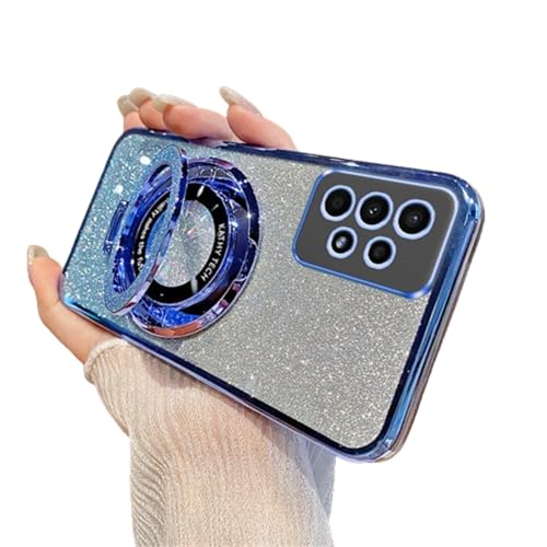 SIYOPINPFY Hülle für Samsung Galaxy A52 Hülle mit Ständer Ring Halter, Glitter Funkelnder Diamant Schutzhülle Silikon Dünn Stoßfest Kameraschutz Handyhülle für Samsung Galaxy A52, DS Blau SIYOPINPFY Hülle für Samsung Galaxy A52 Hülle mit Ständer Ring Halter, Glitter Funkelnder Diamant Schutzhülle Silikon Dünn Stoßfest Kameraschutz Handyhülle für Samsung Galaxy A52, DS Blau von SIYOPINPFY