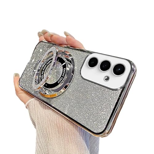 SIYOPINPFY Hülle für Samsung Galaxy A54 5G Hülle mit Ständer Ring Halter, Glitter Funkelnder Diamant Schutzhülle Silikon Dünn Stoßfest Kameraschutz Handyhülle für Samsung Galaxy A54 5G, DS Silber SIYOPINPFY Hülle für Samsung Galaxy A54 5G Hülle mit Ständer Ring Halter, Glitter Funkelnder Diamant Schutzhülle Silikon Dünn Stoßfest Kameraschutz Handyhülle für Samsung Galaxy A54 5G, DS Silber von SIYOPINPFY