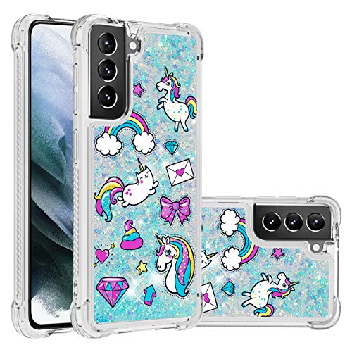 SIYOPINPFY Hülle für Samsung Galaxy S20+ Plus, für Frauen Quicksand Glitzer Flüssigkeit HandyHülle Transparent Silikon Stoßfest Treibsand Schutzhülle für Samsung Galaxy S20+ Plus Blaues Einhorn YB SIYOPINPFY Hülle für Samsung Galaxy S20+ Plus, für Frauen Quicksand Glitzer Flüssigkeit HandyHülle Transparent Silikon Stoßfest Treibsand Schutzhülle für Samsung Galaxy S20+ Plus Blaues Einhorn YB von SIYOPINPFY