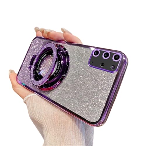 SIYOPINPFY Hülle für Samsung Galaxy S20+ Plus Hülle mit Ständer Ring, Glitter Funkelnder Diamant Schutzhülle Silikon Dünn Stoßfest Kameraschutz Handyhülle für Samsung Galaxy S20+ Plus, DS Violett SIYOPINPFY Hülle für Samsung Galaxy S20+ Plus Hülle mit Ständer Ring, Glitter Funkelnder Diamant Schutzhülle Silikon Dünn Stoßfest Kameraschutz Handyhülle für Samsung Galaxy S20+ Plus, DS Violett von SIYOPINPFY