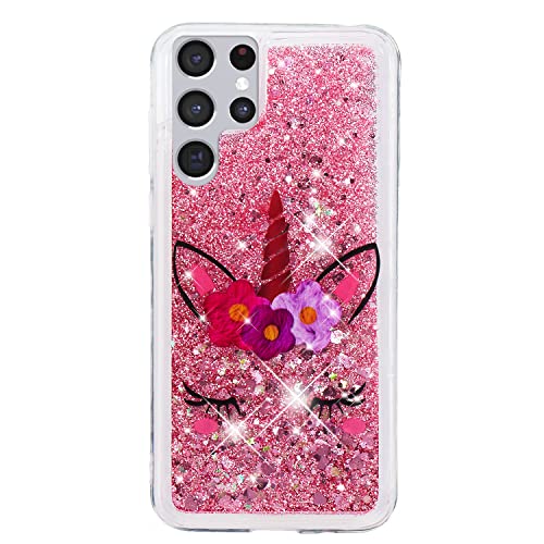 SIYOPINPFY Hülle für Samsung Galaxy S23 Ultra Hülle mit Stoßfest, Quicksand Glitzer Flüssigkeit HandyHülle Transparent Silikon Treibsand Schutzhülle für Samsung Galaxy S23 Ultra Niedlich Einhorn XYA SIYOPINPFY Hülle für Samsung Galaxy S23 Ultra Hülle mit Stoßfest, Quicksand Glitzer Flüssigkeit HandyHülle Transparent Silikon Treibsand Schutzhülle für Samsung Galaxy S23 Ultra Niedlich Einhorn XYA von SIYOPINPFY