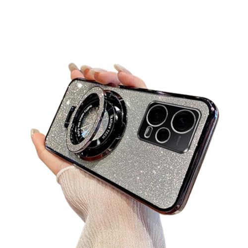 SIYOPINPFY Hülle für Xiaomi Redmi Note 12 Pro 5G Hülle mit Ständer Ring Glitter Funkelnder Diamant Schutzhülle Silikon Dünn Stoßfest Kameraschutz Handyhülle für Xiaomi Redmi Note 12 Pro 5G DS Schwarz SIYOPINPFY Hülle für Xiaomi Redmi Note 12 Pro 5G Hülle mit Ständer Ring Glitter Funkelnder Diamant Schutzhülle Silikon Dünn Stoßfest Kameraschutz Handyhülle für Xiaomi Redmi Note 12 Pro 5G DS Schwarz von SIYOPINPFY