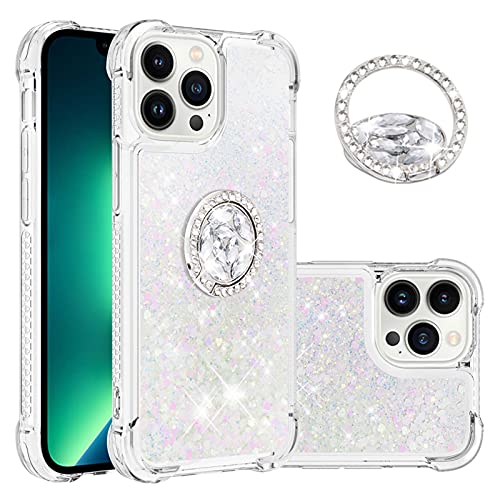 SIYOPINPFY Hülle für iPhone 13 Pro Hülle mit Ring Ständer, für Frauen Quicksand Glitzer Flüssigkeit HandyHülle Transparent Silikon Treibsand Stoßfest Schutzhülle für iPhone 13 Pro Farben YBR SIYOPINPFY Hülle für iPhone 13 Pro Hülle mit Ring Ständer, für Frauen Quicksand Glitzer Flüssigkeit HandyHülle Transparent Silikon Treibsand Stoßfest Schutzhülle für iPhone 13 Pro Farben YBR von SIYOPINPFY