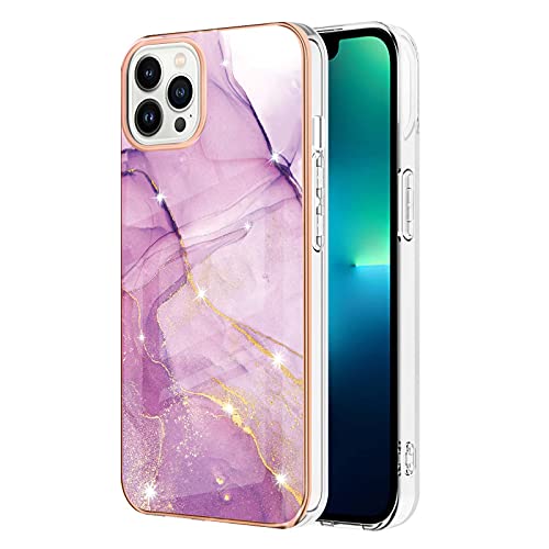 SIYOPINPFY Marmor Muster Hülle für iPhone 15 Pro Hülle mit Kameraschutz, Weiches Dünne Silikon TPU Stoßfeste Schutzhülle Anti-Kratzt Stoßstange Handyhülle für iPhone 15 Pro Rosa IMD von SIYOPINPFY