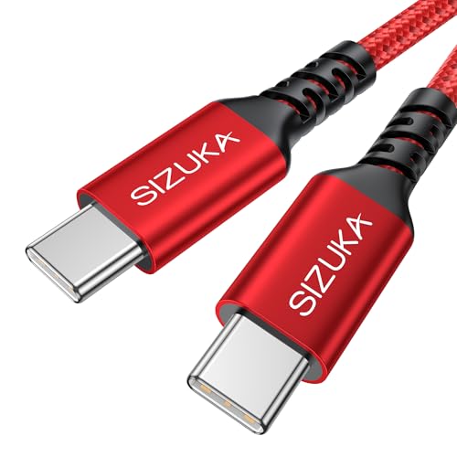 USB C auf USB C Kabel PD 60W 2M USB C Kabel Schnellladekabel Nylon USB Typ C Ladekabel für iPhone 15 Pro Max Galaxy S24 S23 S22 A55 A25 A15 USB C auf USB C Kabel PD 60W 2M USB C Kabel Schnellladekabel Nylon USB Typ C Ladekabel für iPhone 15 Pro Max Galaxy S24 S23 S22 A55 A25 A15 von SIZUKA