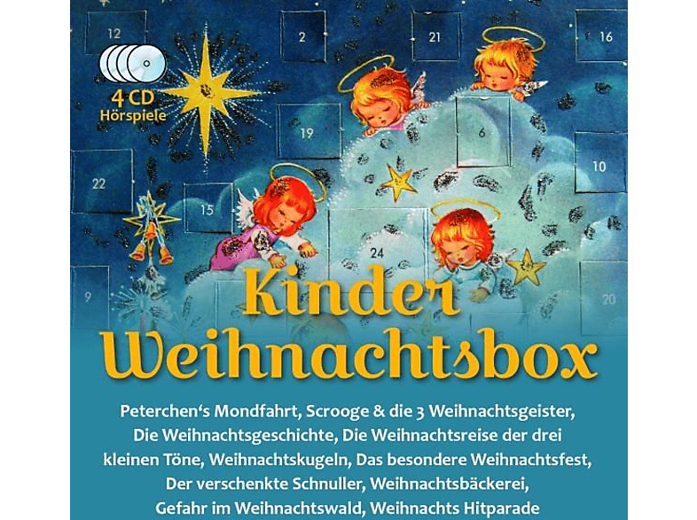 Kinder Weihnachtsbox - Kinder-Weihnachtsbox 4 CD (CD) von SJ ENTERTA