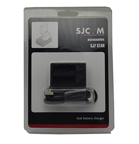 Original SJCAM SJ7 Star Dual Charger/Doppel Ladegerät für 2 Akkus Original SJCAM SJ7 Star Dual Charger/Doppel Ladegerät für 2 Akkus von SJCAM