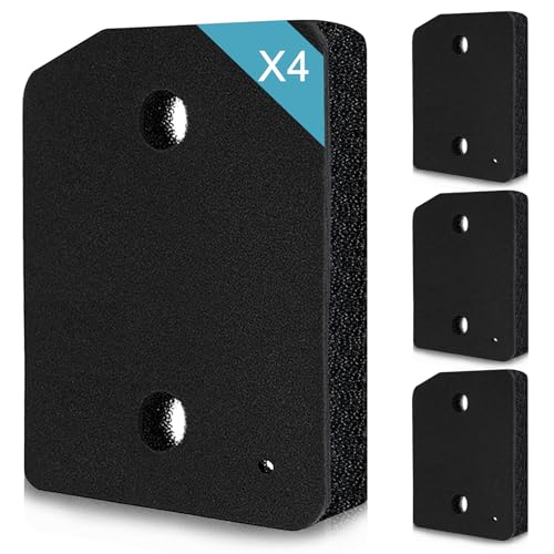 Sockelfilter für Miele 9164761, 4 Stück Schaumfilter, Trockner Filter Wäschetrockner Sockelfilter Trockner Filter für Wärmepumpentrockner (207 x 157 x 30mm) von SJDOFU
