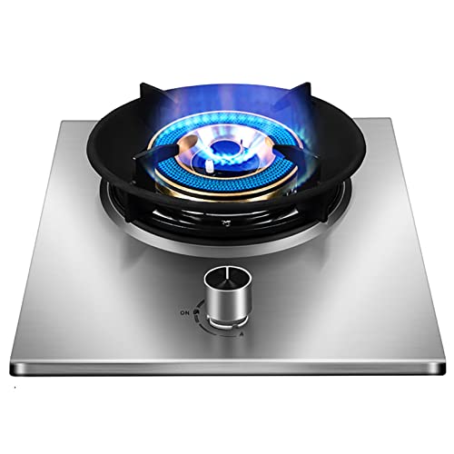 Brenner Gasherd, Gasherd, integrierter Gasherd, 1 Zonen-Brenner, Gaskochfeld, Flameout-Schutz und Timing-Funktion, zum Erwärmen, Kochen, Braten, Kochen von SJKJNK