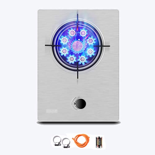 Brenner Gasherd, schwarzes Glas, eingebauter Gasherd, Tisch-Einzelbrenner, 5,2 kW heftiges Feuer, Thermoelement-Flammenschutz Brenner Gasherd, schwarzes Glas, eingebauter Gasherd, Tisch-Einzelbrenner, 5,2 kW heftiges Feuer, Thermoelement-Flammenschutz von SJKJNK